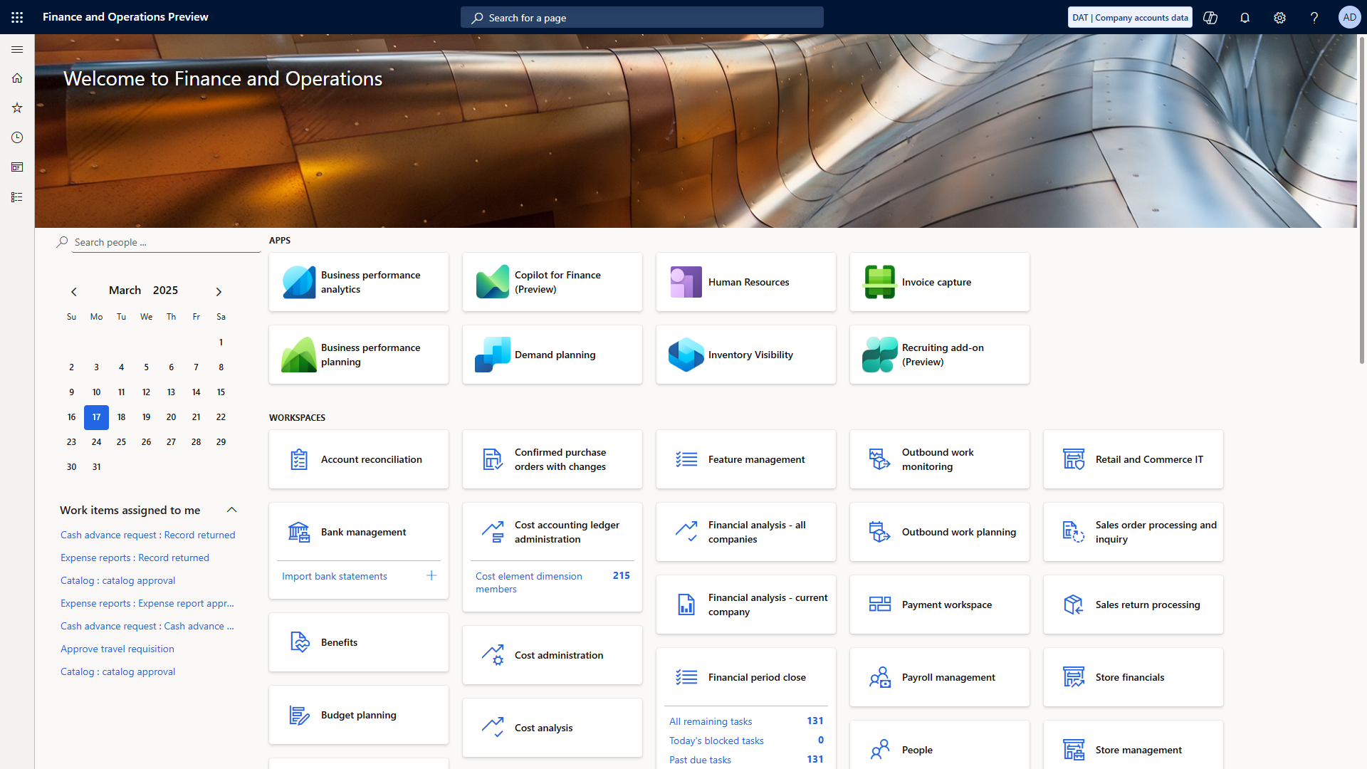 Dynamics 365 Finance & Operations